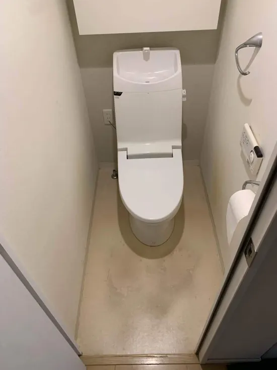 工事前　埼玉県熊谷市のお客様のトイレ工事