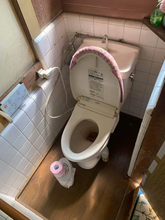 工事前　埼玉県羽生市のお客様のトイレリフォーム工事