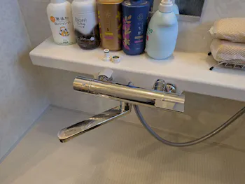 愛知県名古屋市のお客様の浴室混合水栓交換工事