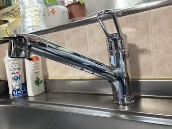 東京都青梅市のお客様の混合栓交換工事