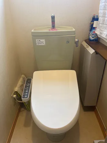 静岡県磐田市のお客様の便座交換工事