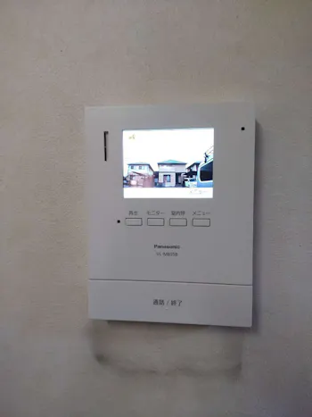 千葉県市原市のお客様のテレビドアホン取付工事　具体的な工事内容1