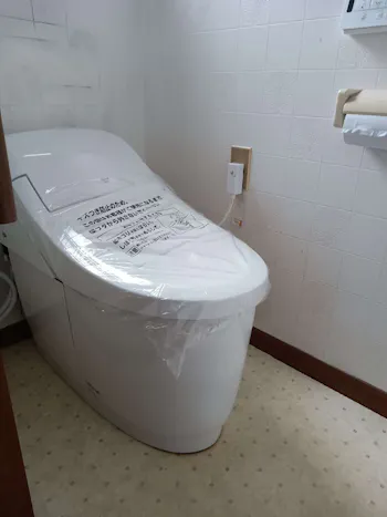 東京都立川市のお客様のトイレリフォーム工事　具体的な工事内容2