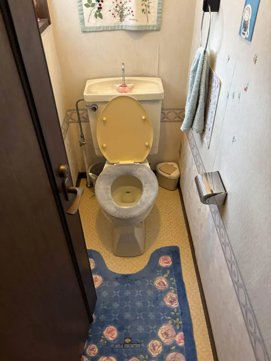 工事前　茨城県牛久市のお客様のトイレ工事