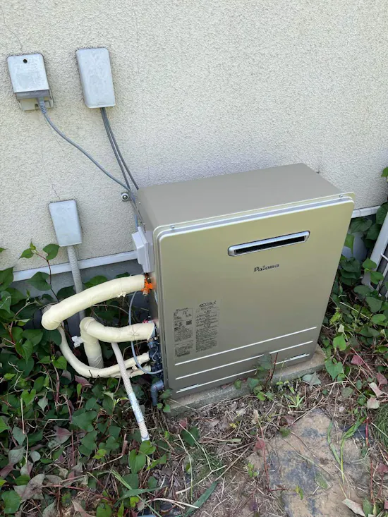 工事後　埼玉県久喜市のお客様のガス給湯器交換工事