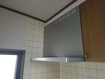 宮城県大崎市のお客様のレンジフード交換工事