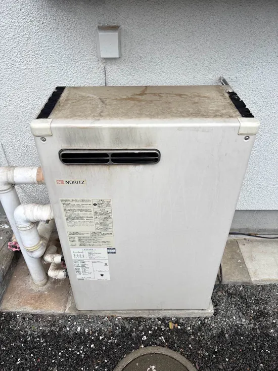 工事前　群馬県安中市のお客様の石油給湯器交換工事