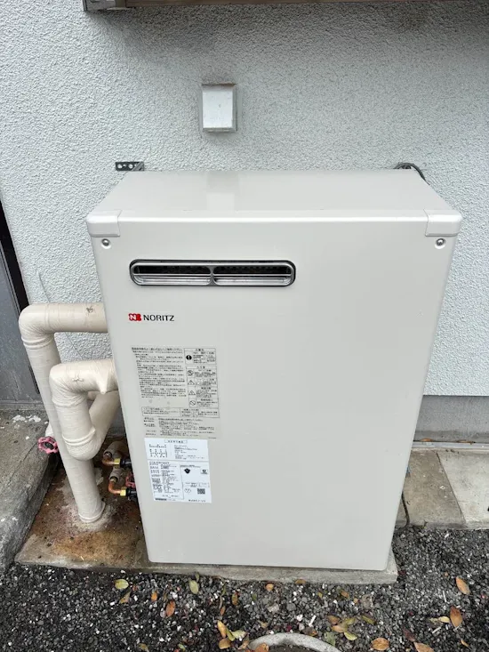 工事後　群馬県安中市のお客様の石油給湯器交換工事