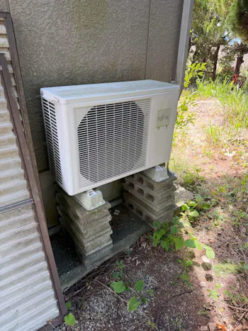 静岡県沼津市のお客様のエアコン取付工事　具体的な工事内容2