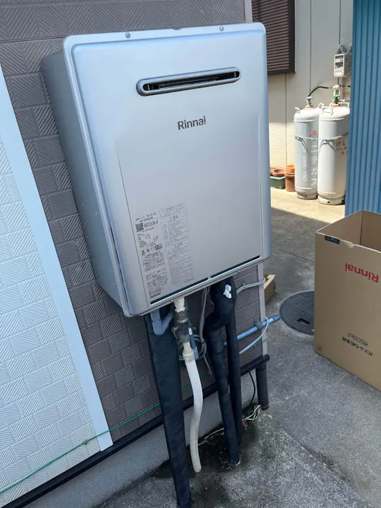 工事後　埼玉県久喜市のお客様のガス給湯器交換工事