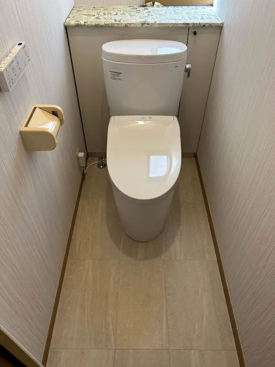 工事後　神奈川県相模原市中央区のお客様のトイレ工事