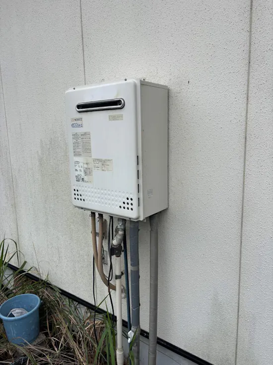 工事前　三重県四日市市のお客様のガス給湯器交換工事