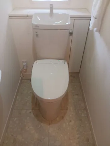 栃木県さくら市のお客様のトイレ工事