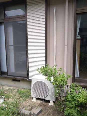 神奈川県横須賀市のお客様のエアコン取付工事　具体的な工事内容2