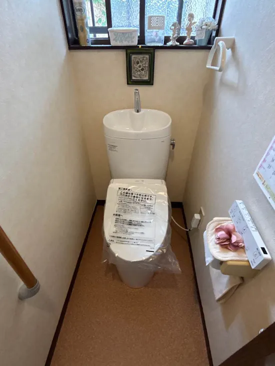 工事後　群馬県前橋市のお客様のトイレ工事