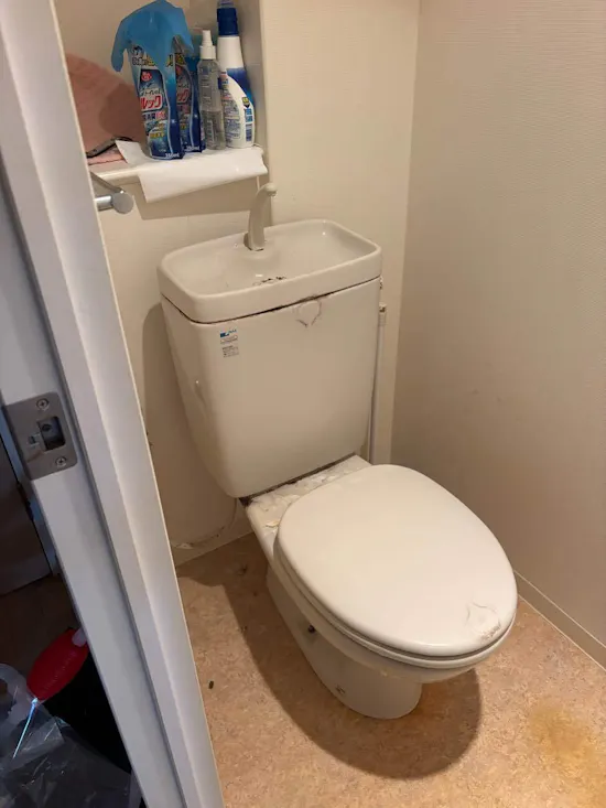 工事前　群馬県前橋市のお客様のトイレ工事