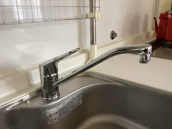 東京都青梅市のお客様のキッチン水栓交換工事
