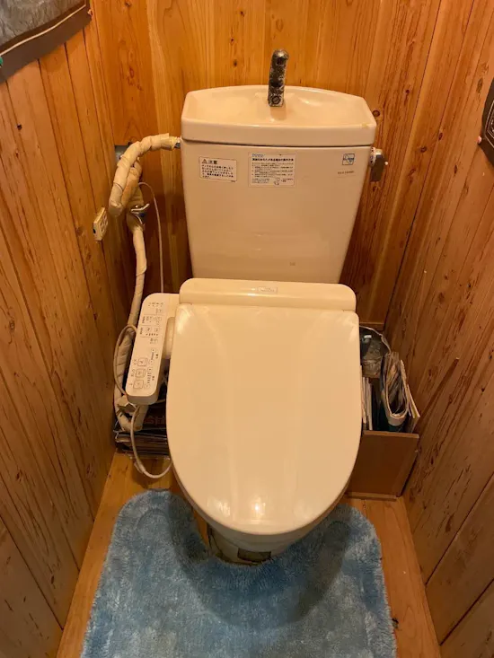 工事前　長野県南佐久郡小海町のお客様のトイレ工事