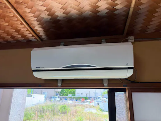 工事前　静岡県沼津市のお客様のエアコン交換工事