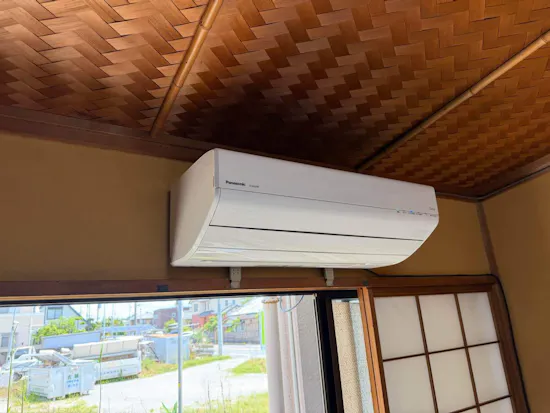 工事後　静岡県沼津市のお客様のエアコン交換工事