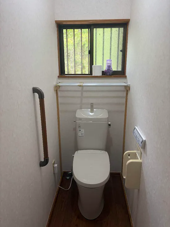 工事後　山梨県南都留郡山中湖村のお客様のトイレ工事