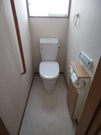 福島県双葉郡楢葉町のお客様のトイレ交換工事