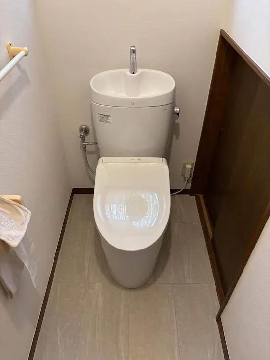 工事後　茨城県龍ケ崎市のお客様のトイレ工事