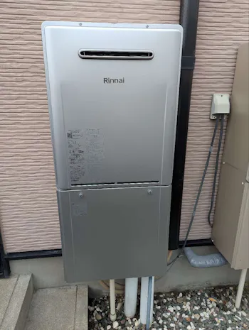 三重県三重郡川越町のお客様のガス給湯器交換工事