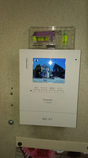 東京都昭島市のお客様のドアホン交換工事