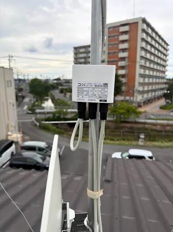 埼玉県さいたま市大宮区のお客様のTVアンテナ設置工事　具体的な工事内容3
