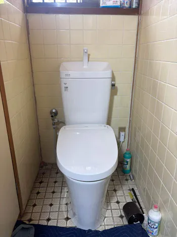 三重県四日市市のお客様のトイレ交換工事