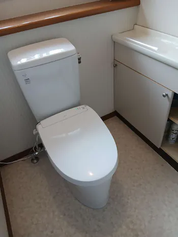 茨城県石岡市のお客様のトイレリフォーム工事　具体的な工事内容1