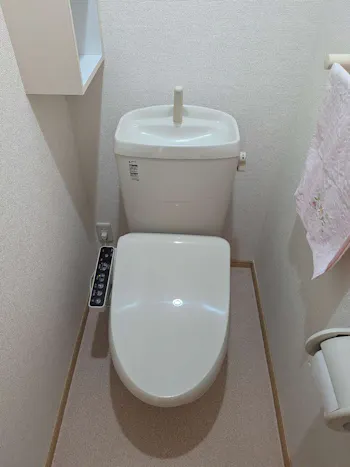 愛知県名古屋市のお客様のシャワートイレ交換工事