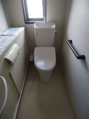 福島県いわき市のお客様のトイレ交換工事