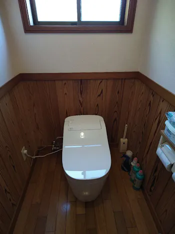 福島県いわき市のお客様のトイレ交換工事