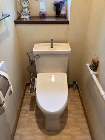 茨城県龍ケ崎市のお客様のトイレリフォーム工事