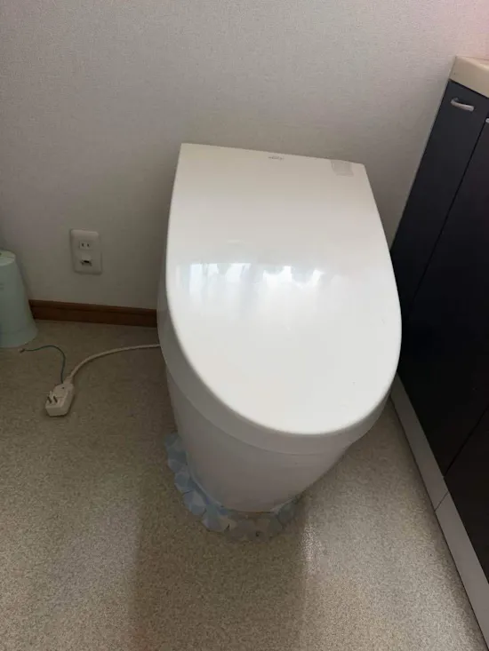 工事前　埼玉県加須市のお客様のトイレリフォーム工事