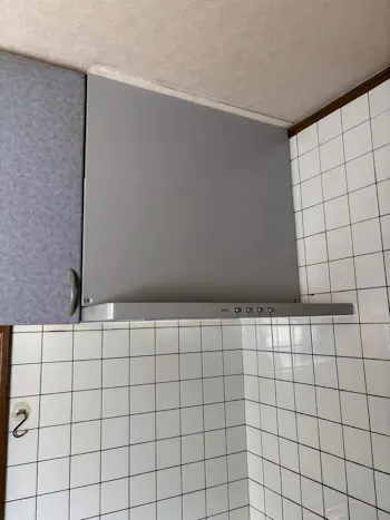 茨城県つくば市のお客様のレンジフード交換工事