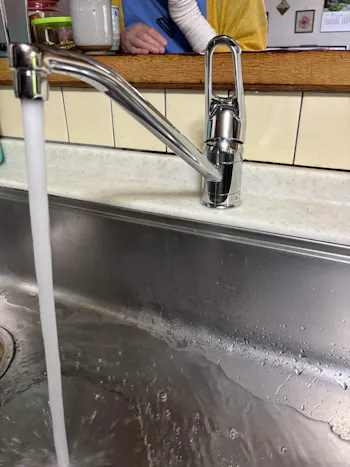 茨城県稲敷郡阿見町のお客様のキッチン水栓交換工事