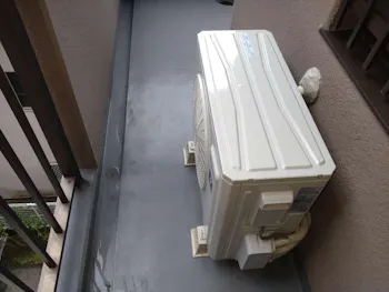 神奈川県横須賀市のお客様のエアコン工事　具体的な工事内容1