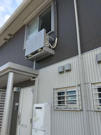 三重県津市のお客様のエアコン設置工事　具体的な工事内容2
