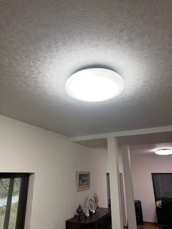 埼玉県入間郡毛呂山町のお客様の室内照明器具交換工事