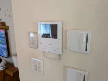 愛知県みよし市のお客様のTVドアホン取替工事