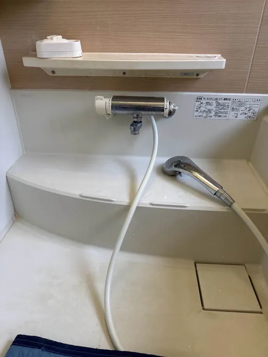 工事前　静岡県磐田市のお客様の水栓工事