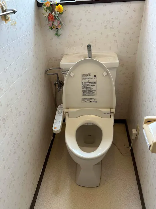 工事前　福島県南相馬市のお客様のトイレ工事