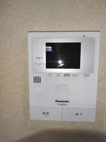 東京都あきる野市のお客様のTVドアホン交換工事　具体的な工事内容1