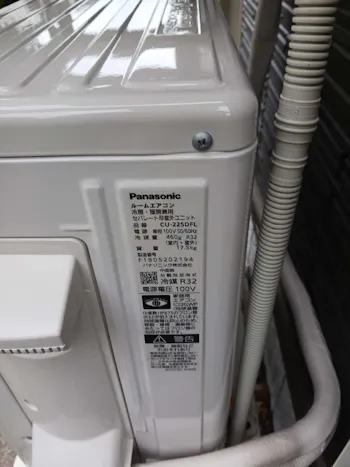 茨城県つくば市のお客様のエアコン取付工事　具体的な工事内容2