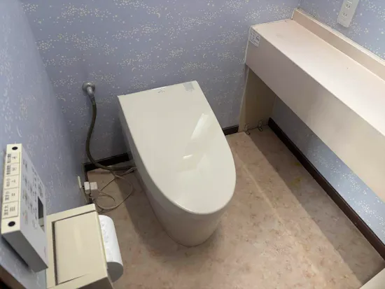工事前　長野県上田市のお客様のトイレ工事