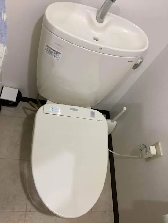 工事前　東京都青梅市のお客様のトイレ交換工事
