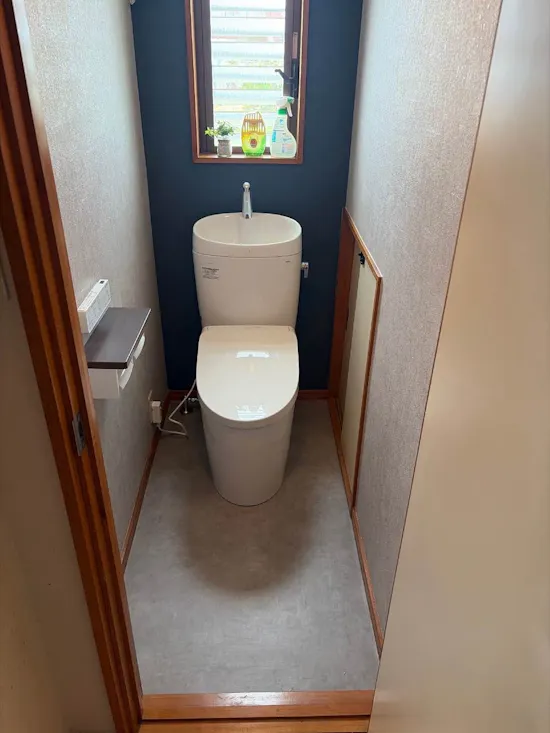工事後　山梨県南都留郡富士河口湖町のお客様のトイレ工事